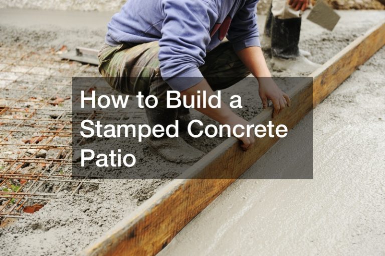 How to Build a Stamped Concrete Patio Home Improvement Tax