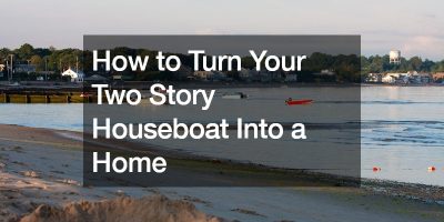 two-story houseboat