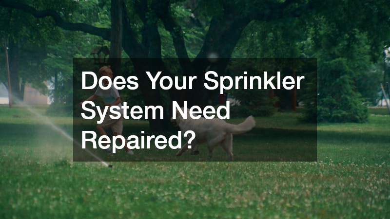 Does Your Sprinkler System Need Repaired?